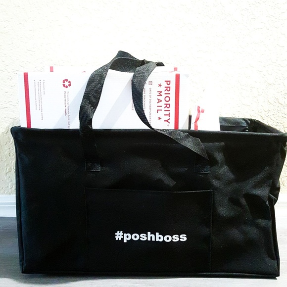 The Poised Peony Handbags - ONLY 1 LEFT #poshboss Front Pocket Utility Tote